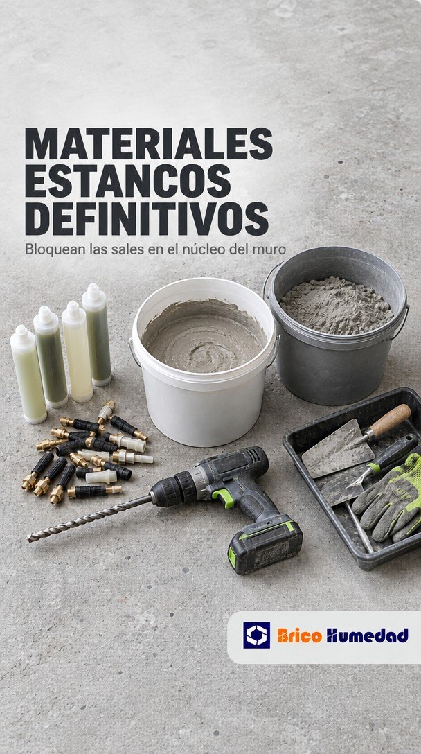 Materiales para la reparación de humedades